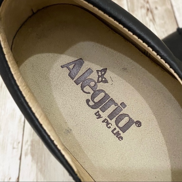 ALEGRIA “Kaitlyn” Black Leather Mary Jane Shoes Size 37 - Picture 12 of 16